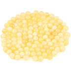 Amber Round Beads Polished 100% Natural Baltic Stone 5mm Loose with Drilled Holes for Crafting Beading and Jewelry Making - Amber Culture