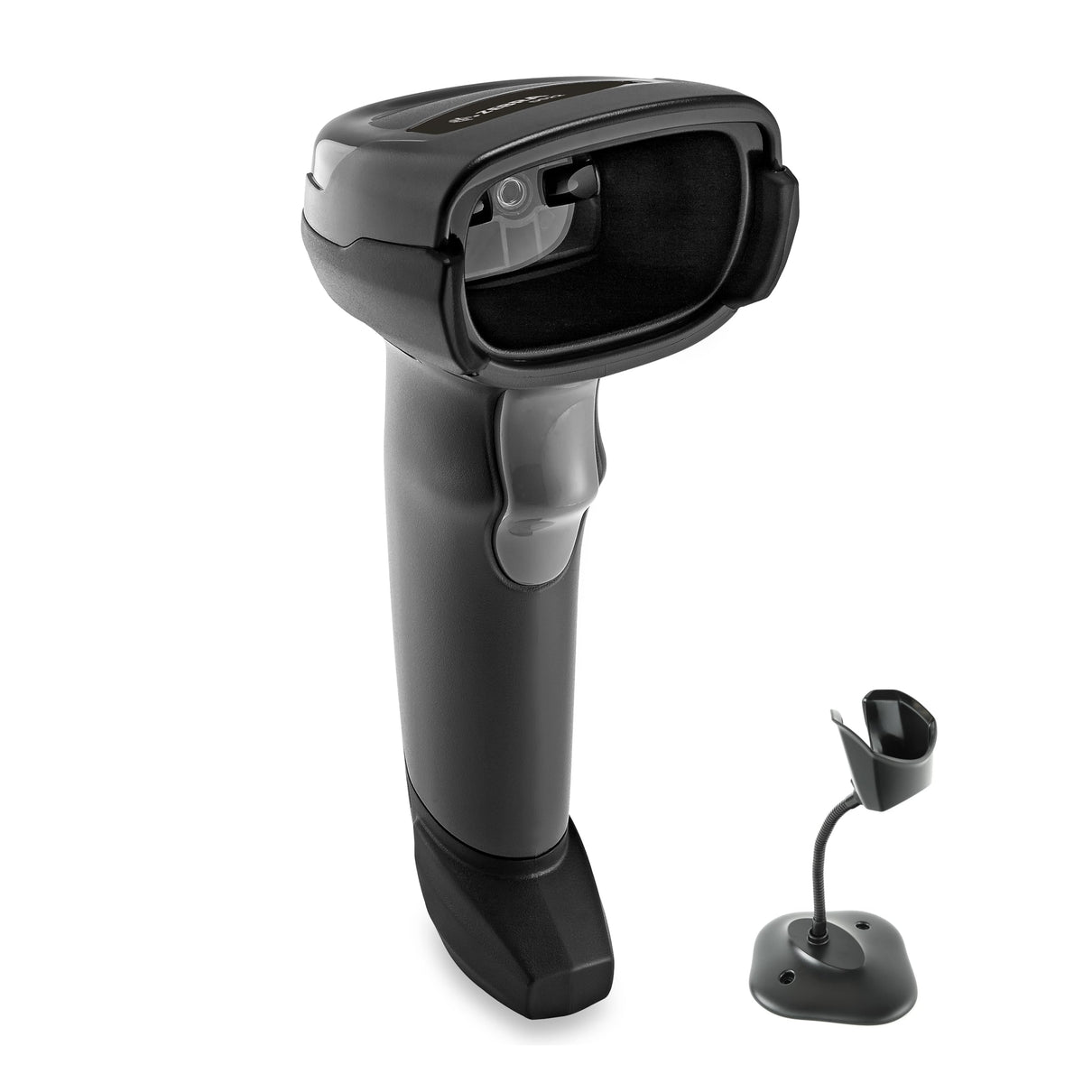 Zebra DS2208 Handheld Barcode Scanner with Stand | 1D/2D, QR Code