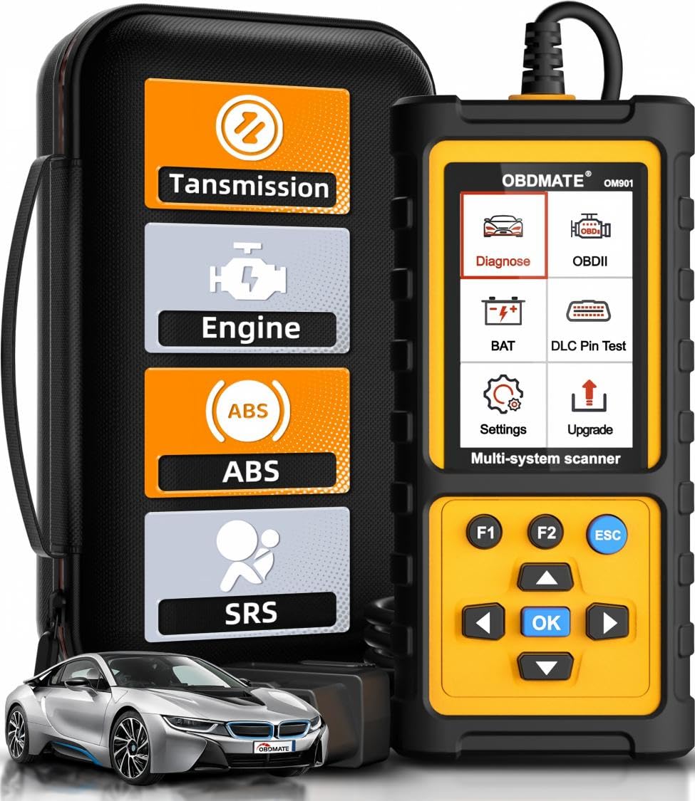 OBD2 Scanner with ABS SRS Transmission Diagnostic Tool