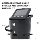 KODAK SCANZA Film & Slide Scanner, 3.5" LCD, 35mm, 126, 110, Super 8 & 8mm