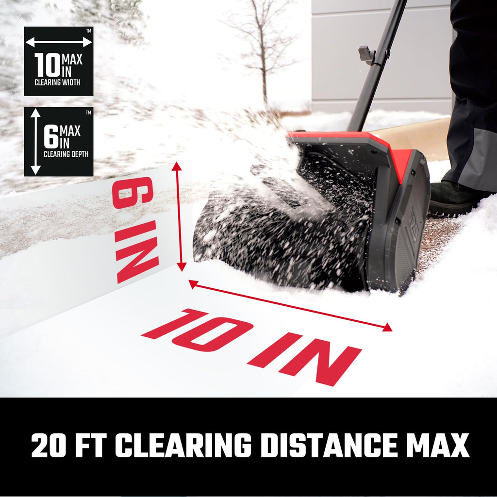 CRAFTSMAN 20V 10-Inch Cordless Snow Shovel Bare Tool