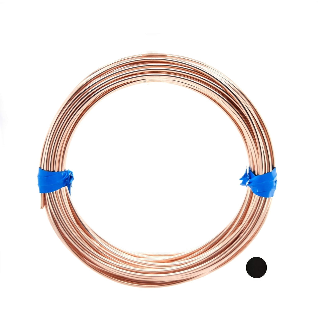 14/20 Rose Gold Filled Wire, 16 Gauge, Round, Half Hard, 1FT by Craft Wire