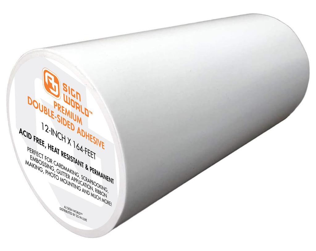 Best 48" Ultra-Thin Permanent Double-Sided Tape for Arts, Crafts, Die Cutting, Photography, Scrapbooking, Tear-by-Hand, Documents, All Purpose (48-Inch by 55 Yards)