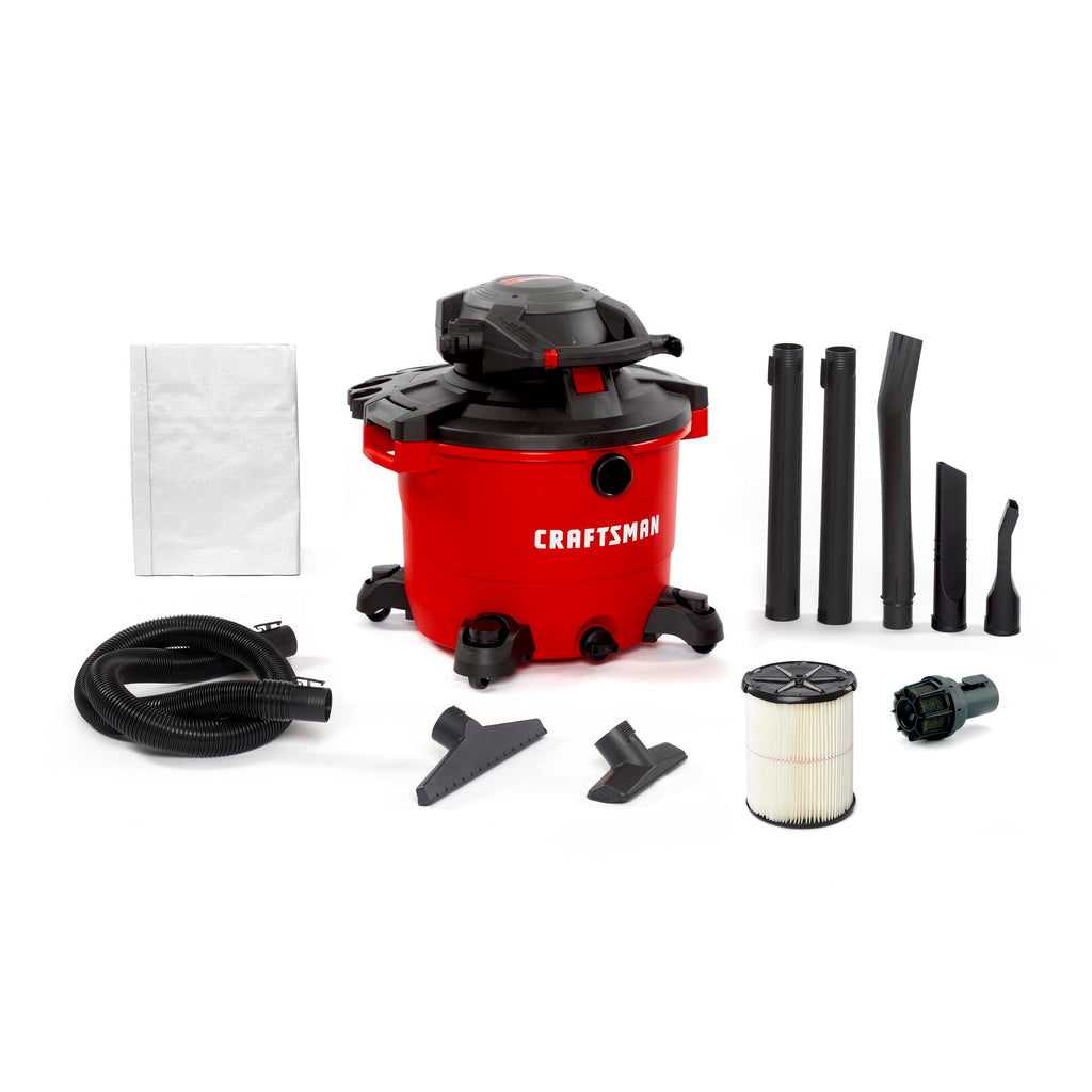 CRAFTSMAN CMXEVBE17607 16 Gal. 6.5 Peak HP Wet Dry Vac with Detach Blower