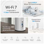 TP-Link Deco 7 Pro BE17000 Tri-Band Wi-Fi 7 Whole Home Mesh System