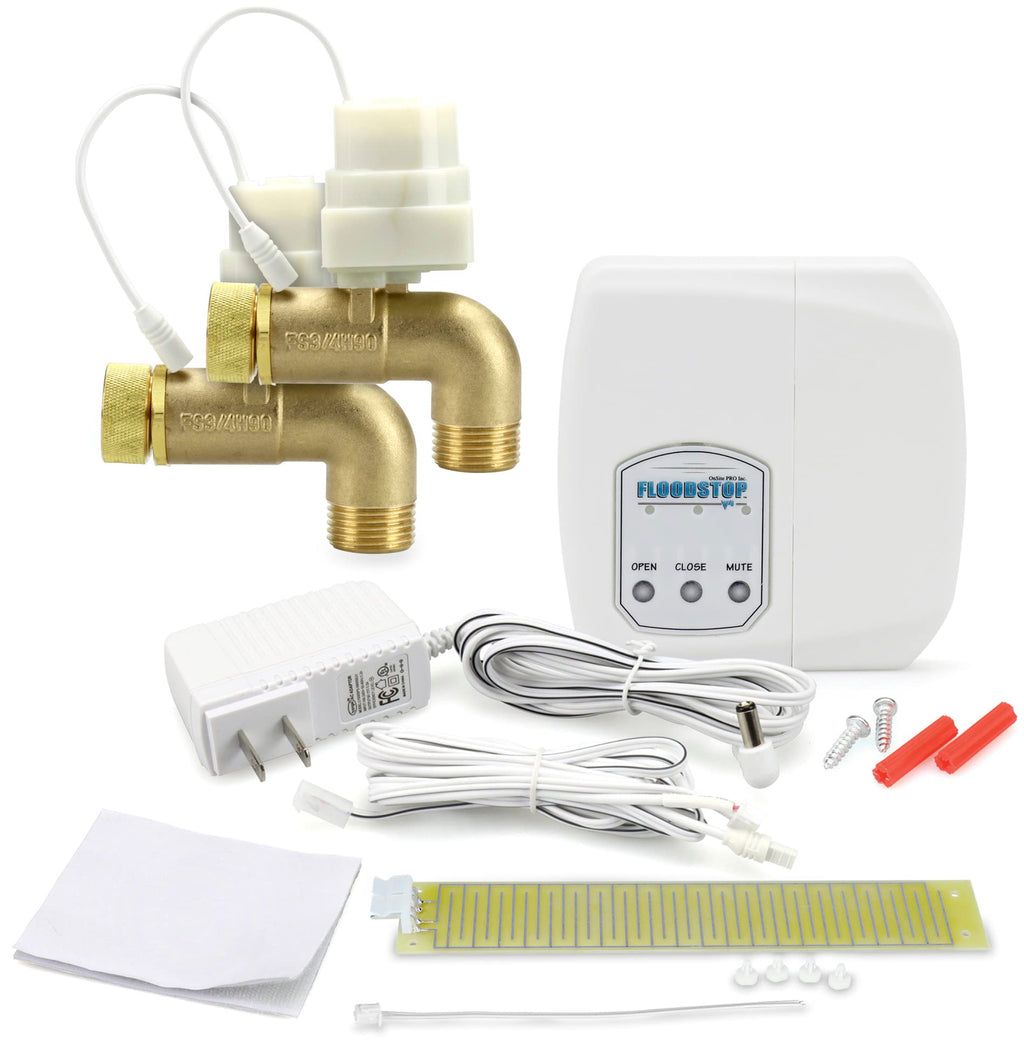 FloodStop Washing Machine Leak Detector Kit, 3/4" Straight