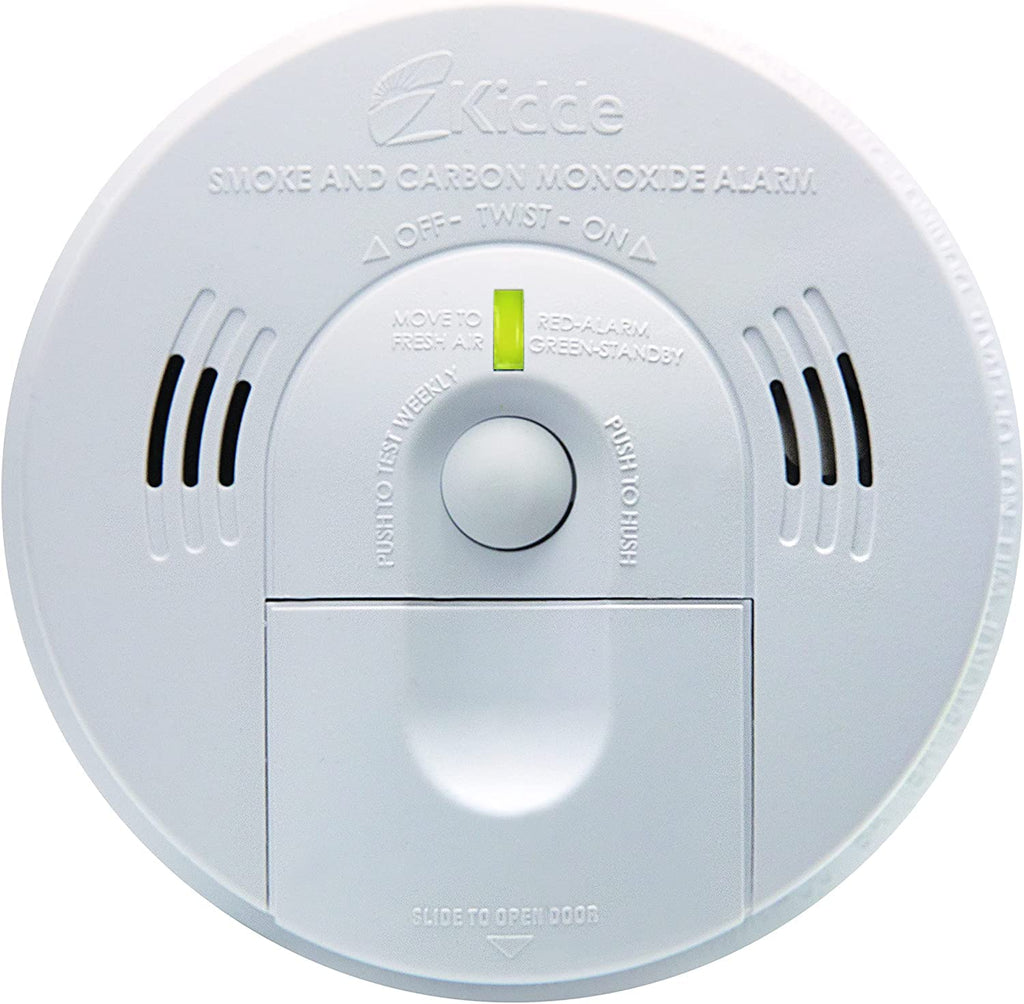 Kidde Hardwired Smoke & Carbon Monoxide Detector, Battery Backup, Interconnectable, LED Warning Light Indicators