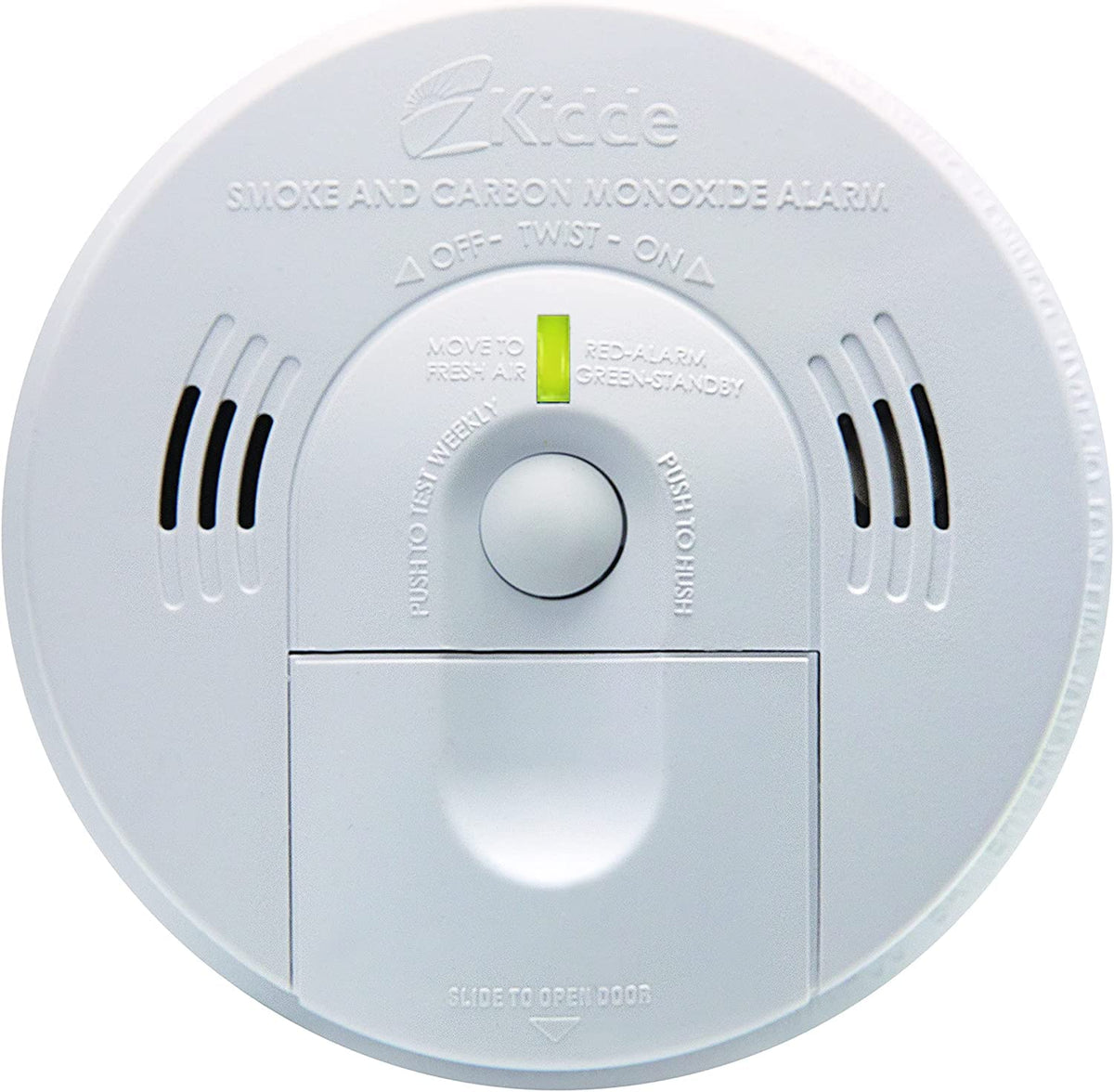 Kidde Hardwired Smoke & Carbon Monoxide Detector, Battery Backup, Interconnectable, LED Warning Light Indicators