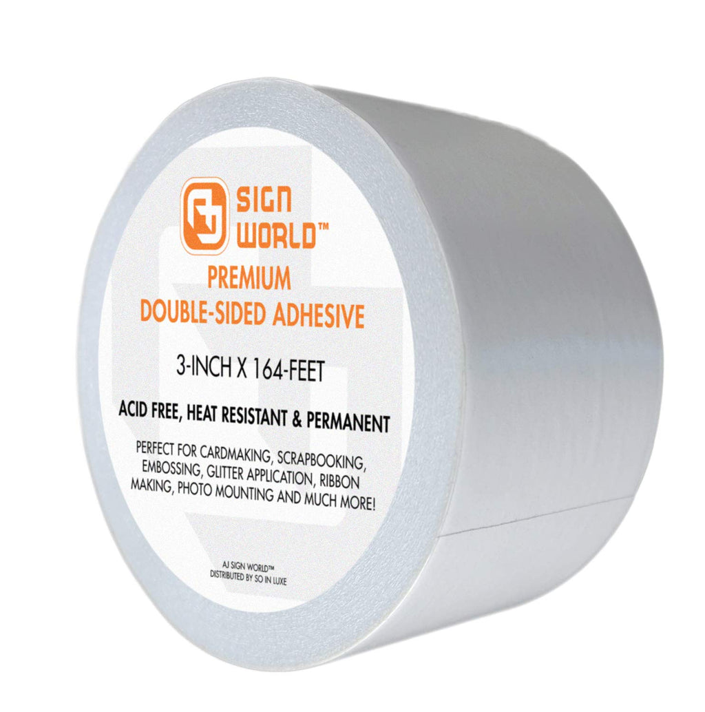 Best 48" Ultra-Thin Permanent Double-Sided Tape for Arts, Crafts, Die Cutting, Photography, Scrapbooking, Tear-by-Hand, Documents, All Purpose (48-Inch by 55 Yards)