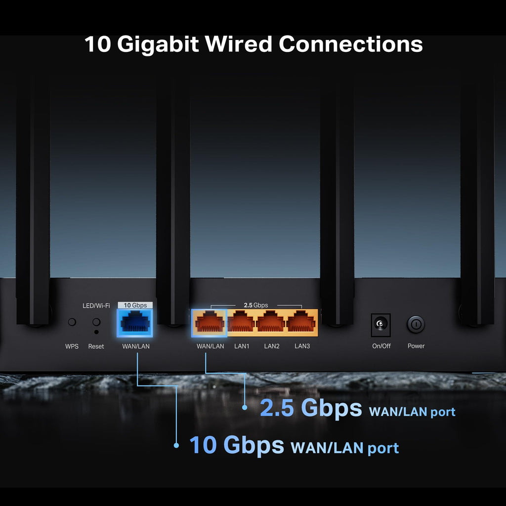 TP-Link Tri-Band BE9700 WiFi 7 Router (Archer BE600)