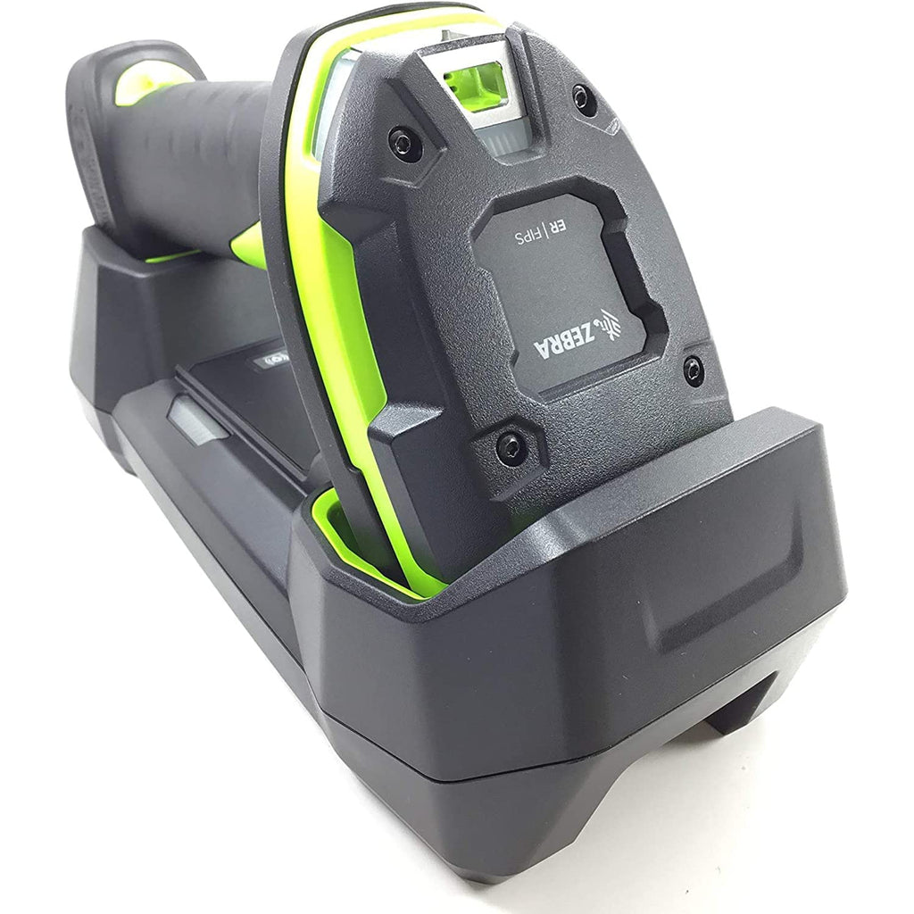 Zebra DS3678-SR Ultra-Rugged Industrial Grade Cordless Barcode Scanner Includes Cradle - Bluetooth, Serial, USB Connectivity - Handheld Standard Range 1D/2D Linear Imager Kit - JTTANDS