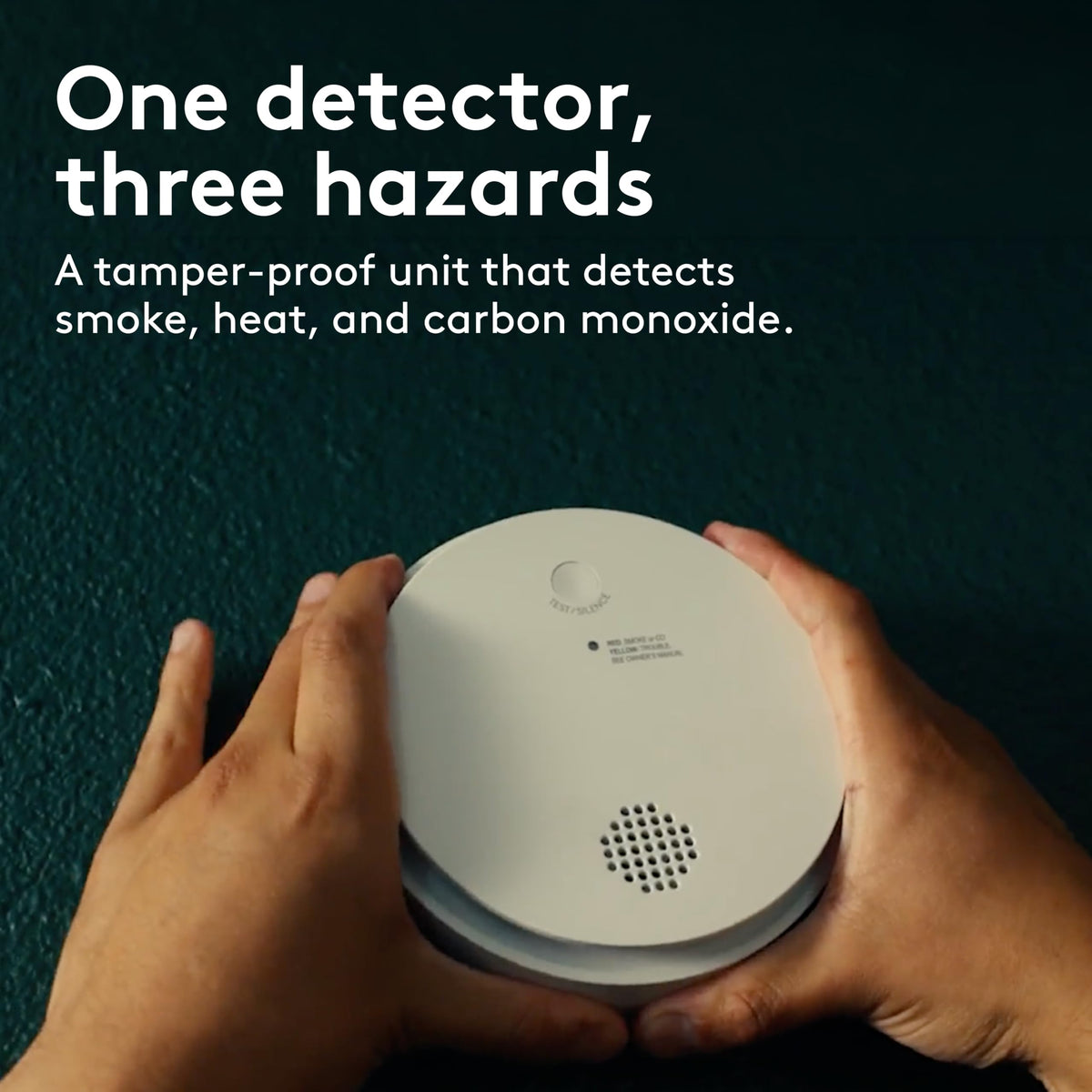 ADT Blu Home Safety Kit, Smoke, CO and Water Leak Sensors, Plan Required