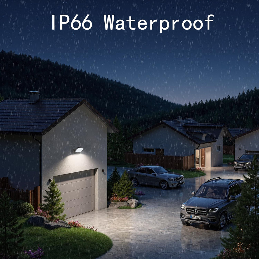 60W LED Motion Sensor Outdoor wall Light Fixtures,2 Pack