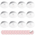 SITERLINK Smoke Detectors 10 Year Battery Backup UL217 ,GS525A 12 Pack