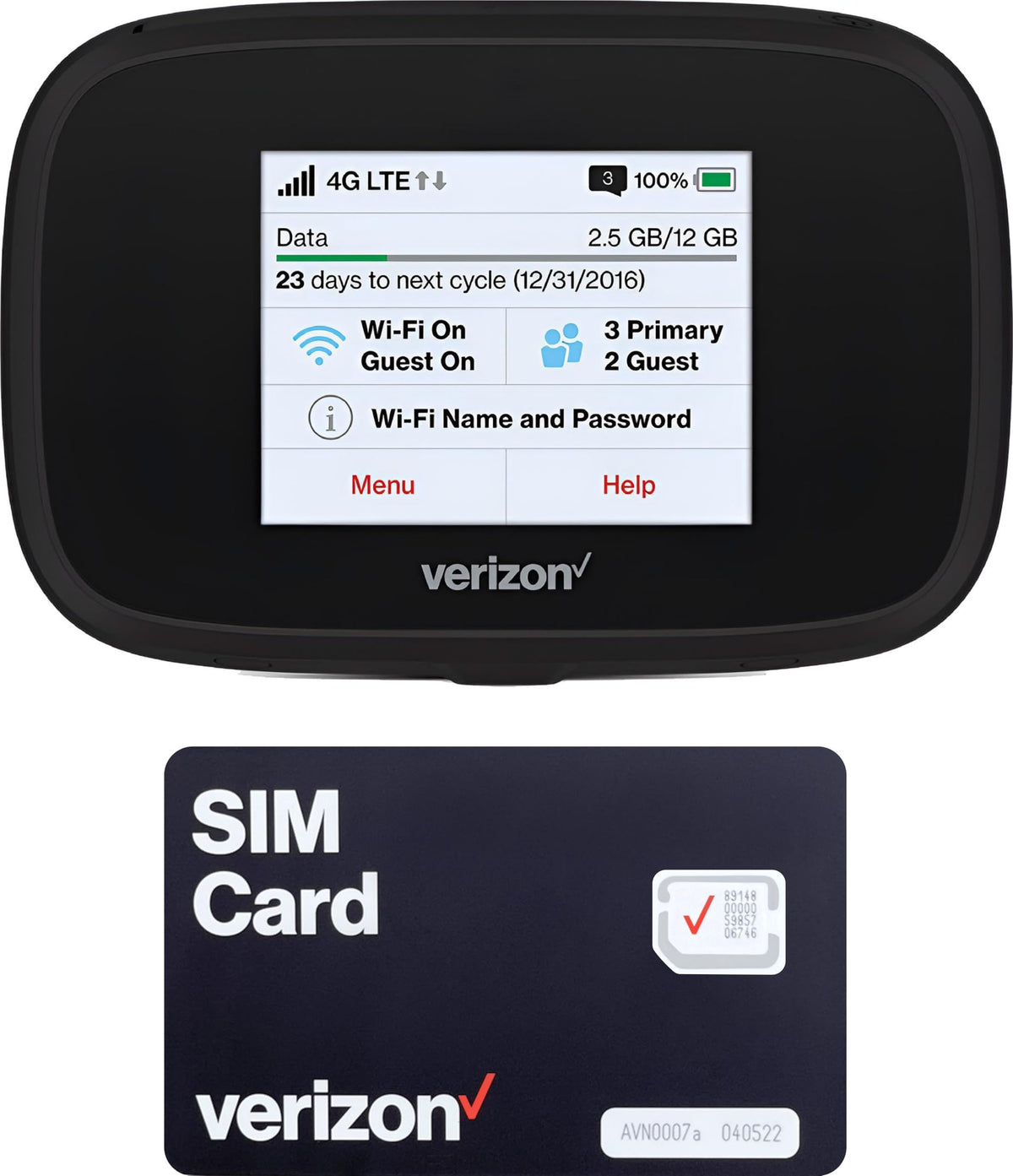 Verizon Wireless Jetpack Inseego MiFi 7730L | Mobile Hotspot for Travel | 4G Mobile Portable WiFi | Unlocked Globally | Speed up to 450 Mbps | Usage Up to 8 Hours | EVDO-LINK Bundle (Standard)