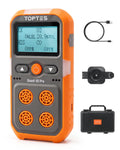 TopTes Guard-101Pro 4 Gas Monitor, Gas Detector for H2S, CO, LEL and O2, Upgraded 5-Year O2 Sensor, Vibration, Visual and Audible Alarms, 14-Hour Battery Life, Explosion-Proof, for Work and Home
