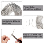 Aluminum Craft Metal Jewellery Wire 0.5mm-6mm for Jewelry Making Bracelet DIY Handwork Beading Wire