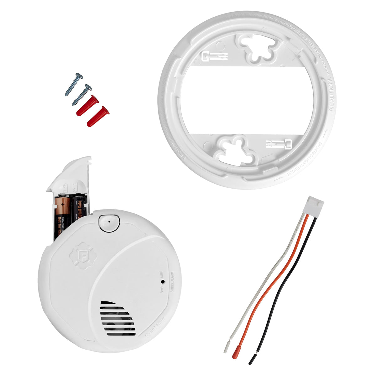 First Alert Hardwire Smoke Alarm, Dual Sensor