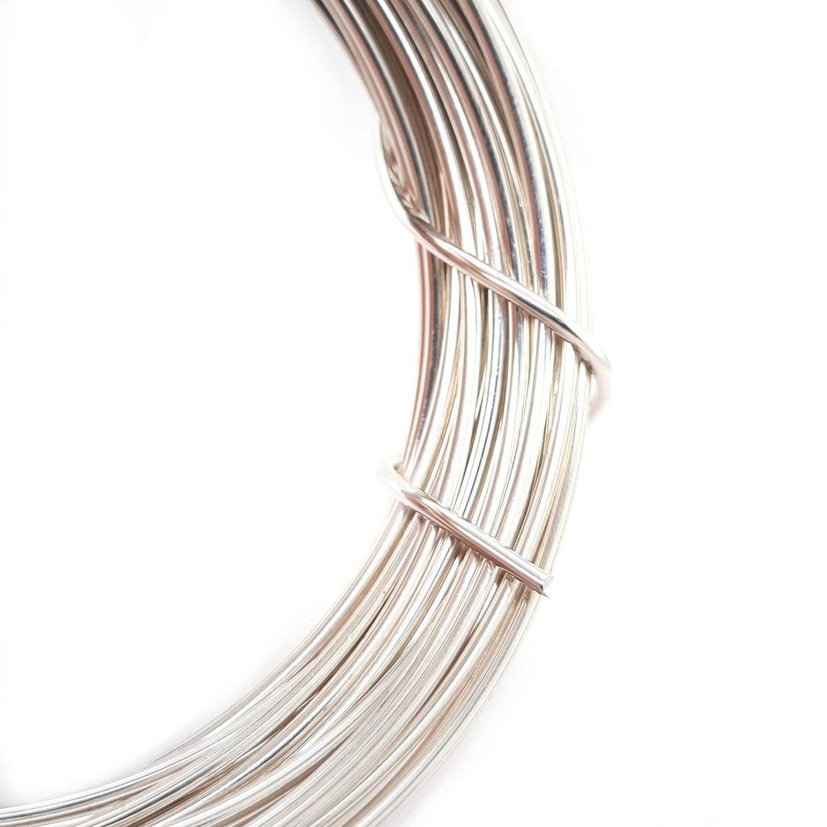 925 Sterling Silver Wire, 18 Gauge, Round, Half Hard, 15FT by CRAFT WIRE