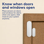 ADT Blu Home Security System Starter Kit, DIY Wireless Alarm, Plan Required