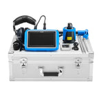VEVOR Pipe Water Leak Detector for Outdoors, 1Hz-10000Hz, 7" Touchscreen Water Leakage Detection Locator for 16.4FT (5m) Underground Plumbing - with Medium Sensor, 3 Listening Rods, Headphone & Case