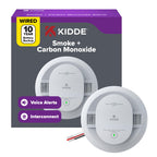 Kidde Smoke & CO Detector, Hardwired & 10-Year Battery, 30CUA10-V, 3 Pack