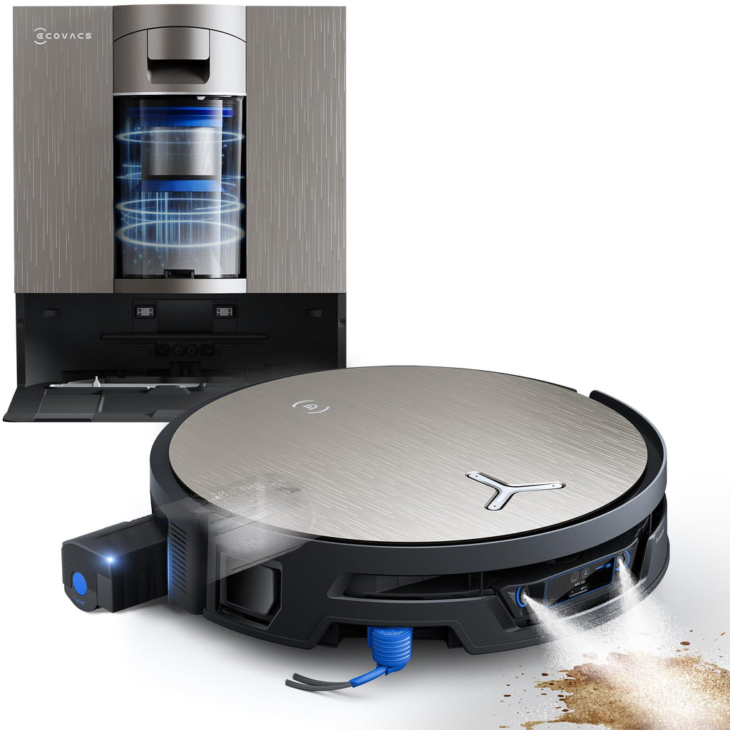 ECOVACS DEEBOT X12S OMNICYCLONE Robot Vacuum & Mop with OZMO Roller 3.0