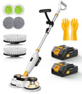 Cordless Electric Mop M3, 6000mah, 2-in-1 Floor Scrubber & Spin Mop
