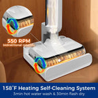 Wet Dry Vacuum Cleaner, Cordless Vacuum Mop