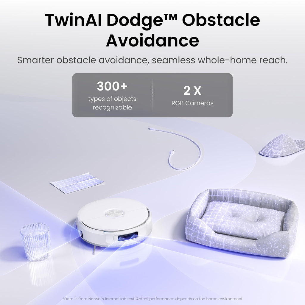 NARWAL Freo 20 Robot Vacuum and Mop, 31000 Pa, TwinAI Avoidance 300+ Object