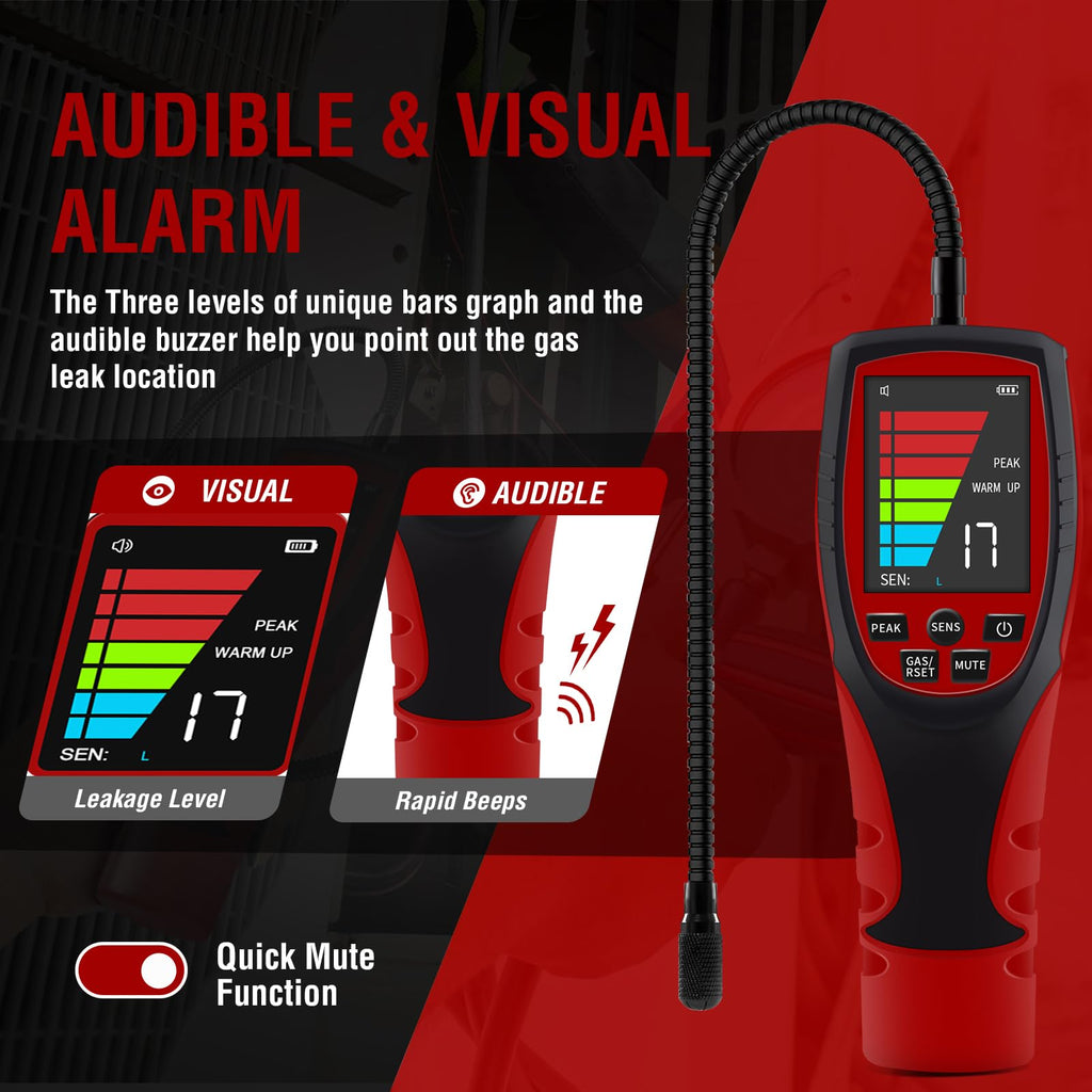ALD-200PRO Professional Refrigerant Leak Detector for HVAC System