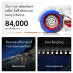 Dyson Clean+Wash Hygiene Wet and Dry Cleaner for Hard Floors - Cordless, 70 Minutes Run time, lays Flat, Anti-Tangle, self-Cleaning Roller, Drying Dock