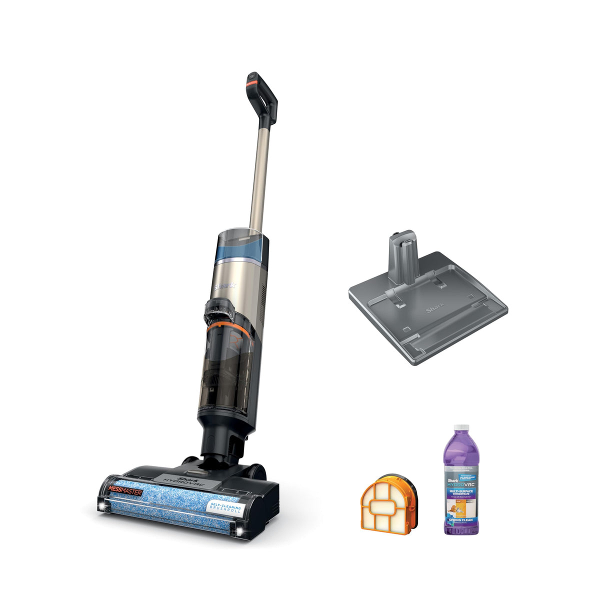 Shark HydroVac MessMaster Corded Wet Dry Vacuum, Mop & Self-Clean, WD161