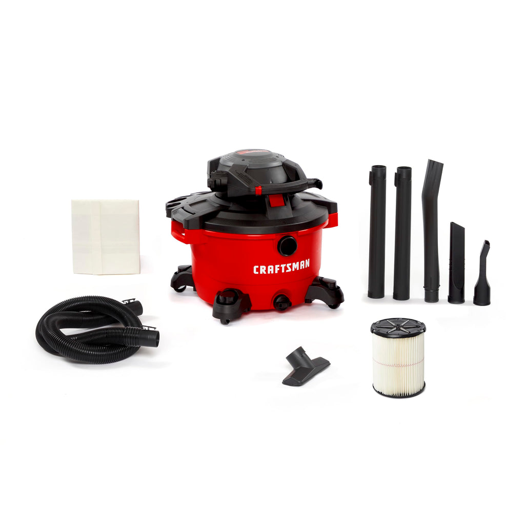 CRAFTSMAN CMXEVBE17607 16 Gal. 6.5 Peak HP Wet Dry Vac with Detach Blower