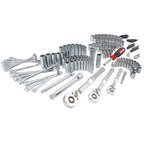 CRAFTSMAN Socket Set, 159 Piece Socket Wrench Set Mechanics Tools 1/4-in., 3/8-in., and 1/2-in(, 6 Point and 12 Point, 90-Tooth (CMMT12125)