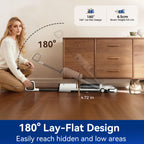 Wet Dry Vacuum Cleaner,22KPa Wet Dry Vacuum Mop with Self-Cleaning,Cordless Vacuum Mop All in One,Up to 75 Mins Runtime,One-Step Self Cleaning,Anti-Tangle Design,SmoothDrive Tech,Lightweight