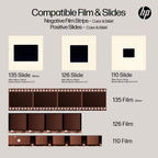 HP Film & Slide Scanner HPFS500, Negative Scanner, Slide Viewer, USB-C