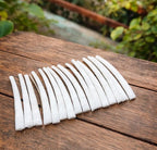 Natural Smooth Dentalium Shells – Bulk Sea Shells for Jewelry Making, Dream Catchers, Beading, Crafts & Coastal Decor (1000, 1.25 to 1.50 inches)