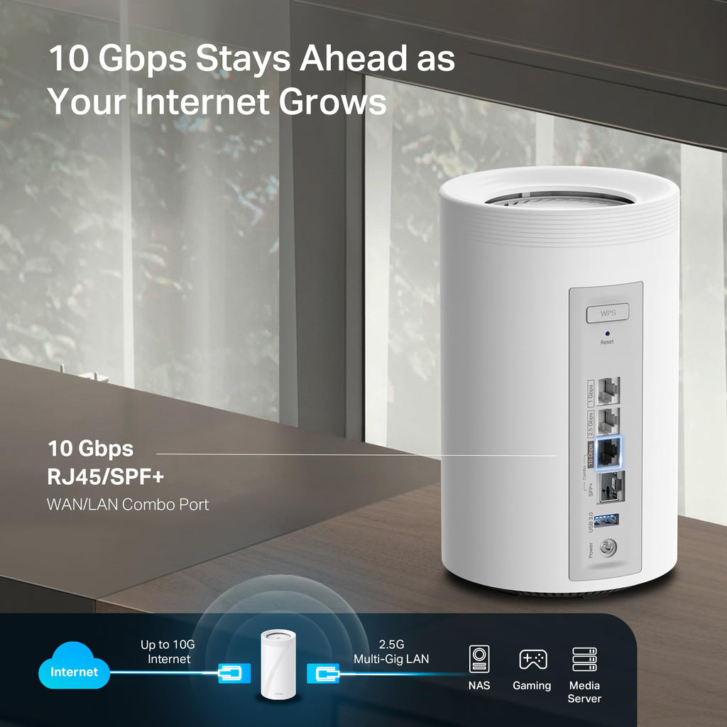 TP-Link Deco 7 Pro BE17000 Tri-Band Wi-Fi 7 Whole Home Mesh System