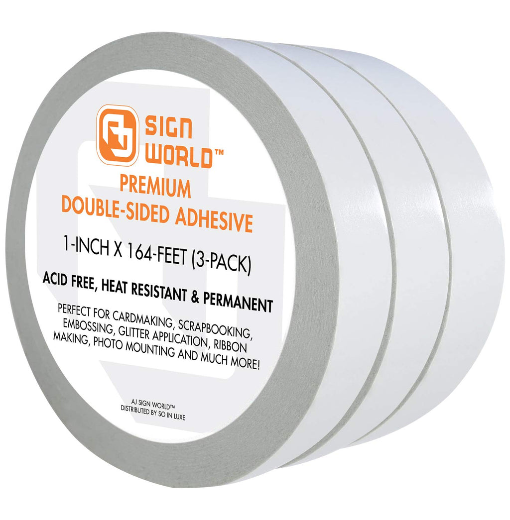 Best 48" Ultra-Thin Permanent Double-Sided Tape for Arts, Crafts, Die Cutting, Photography, Scrapbooking, Tear-by-Hand, Documents, All Purpose (48-Inch by 55 Yards)