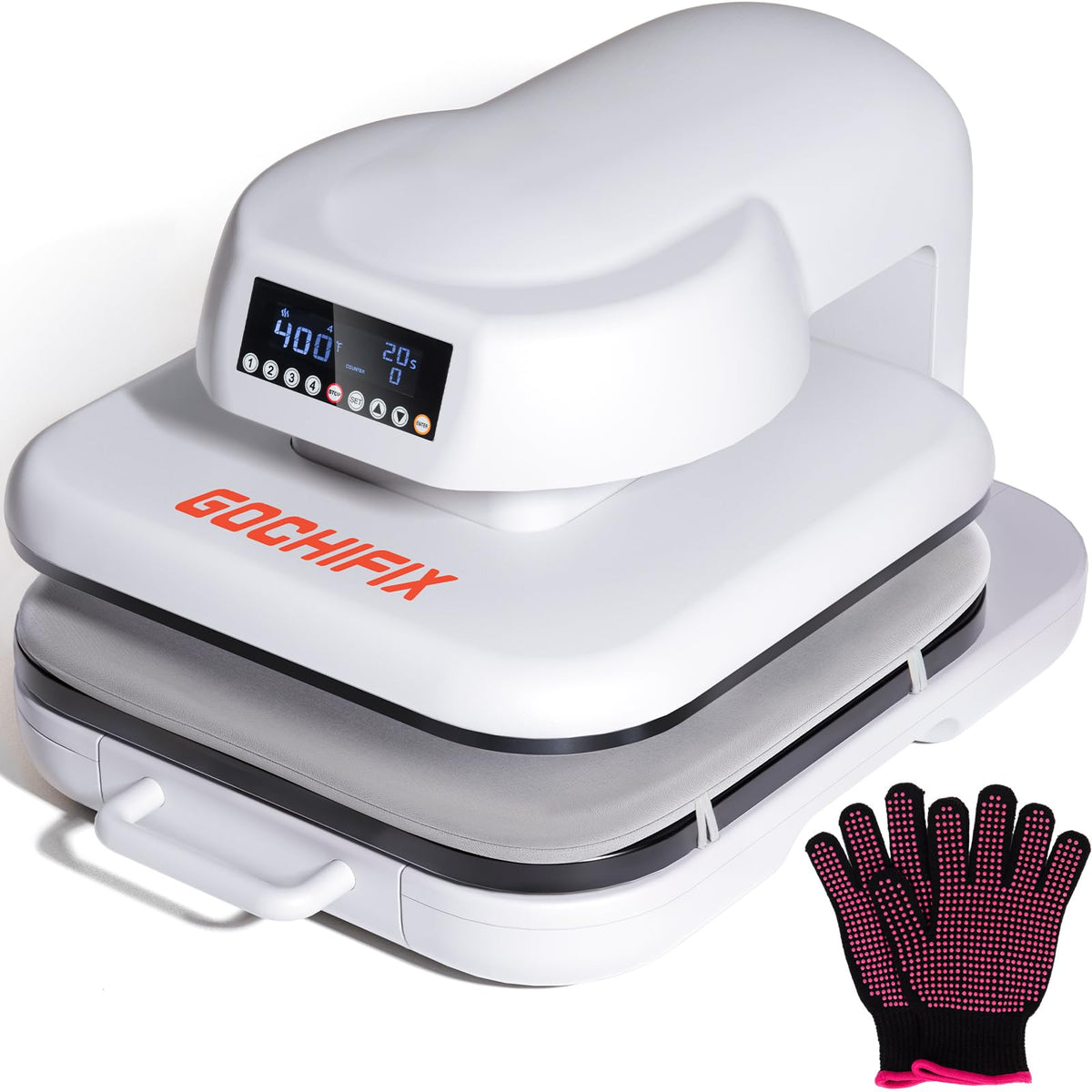 Heat Press Machine for T Shirts, 15"x15" Auto Shirt Press Machine w/ 4 Memory Modes, 15 Mins Auto-Off, Precise Temp/Timer Control, Fast Even Heat for Sublimation, HTV, Heat Transfer Projects