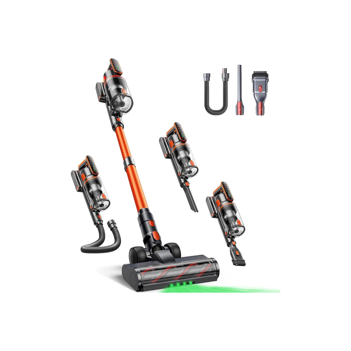 Cordless Vacuum Cleaner 55KPa 650W 70Mins Stick Vacuum Cleaners for Home