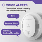 Kidde Smoke & CO Detector, Hardwired & 10-Year Battery, 30CUA10-V, 3 Pack
