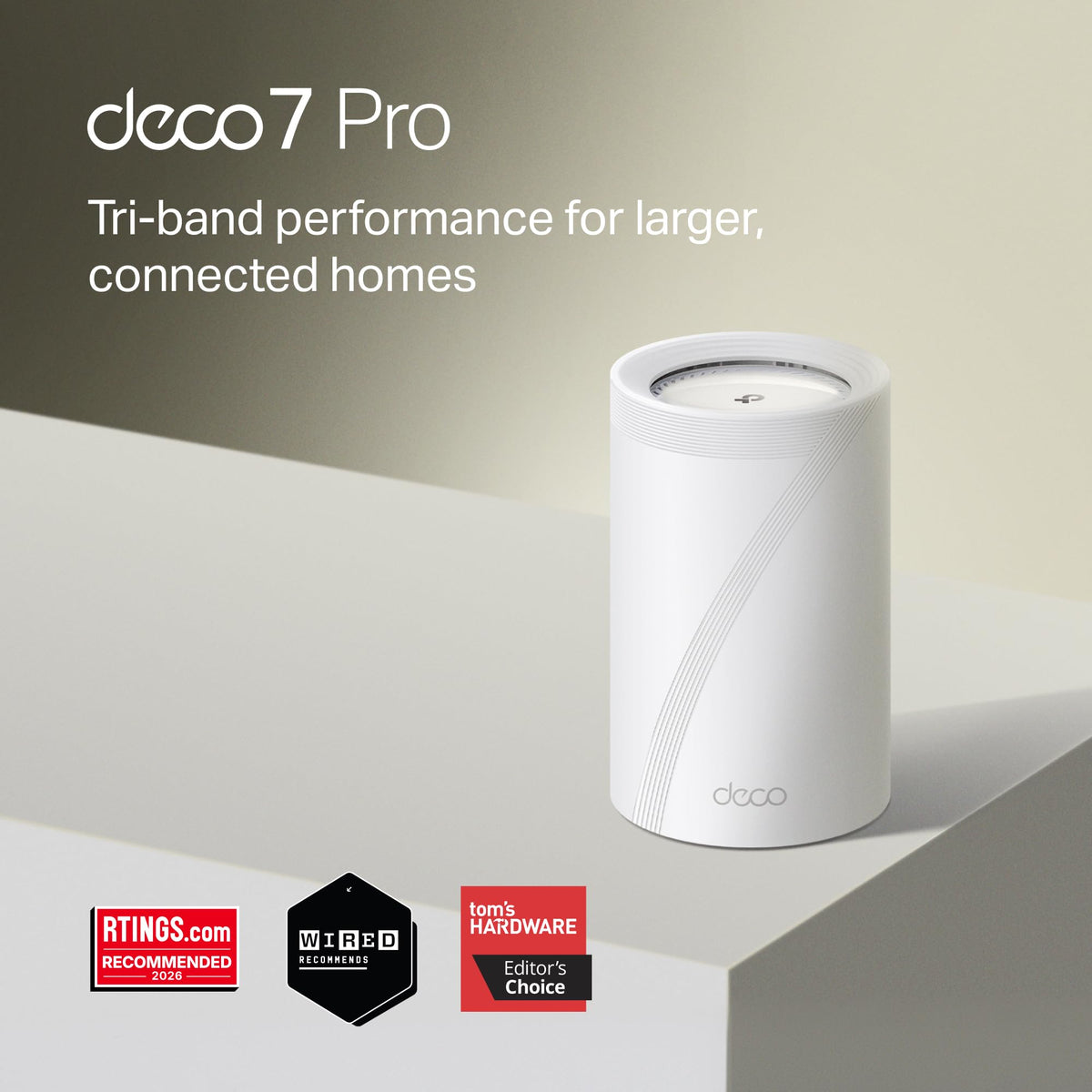 Deco 7 Pro BE14000 Tri-Band Wi-Fi 7 Whole Home Mesh System