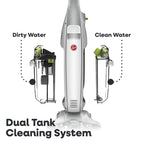 Hoover Floormate Lux Hard Floor Cleaner Machine, Lightweight Cleaning Machine, Floor Scrubber with Spin Scrub Brushes, Wash & Dry Mode, Ideal for Hardwood, Vinyl, Tile, Laminate, FH44110V, Gen 2