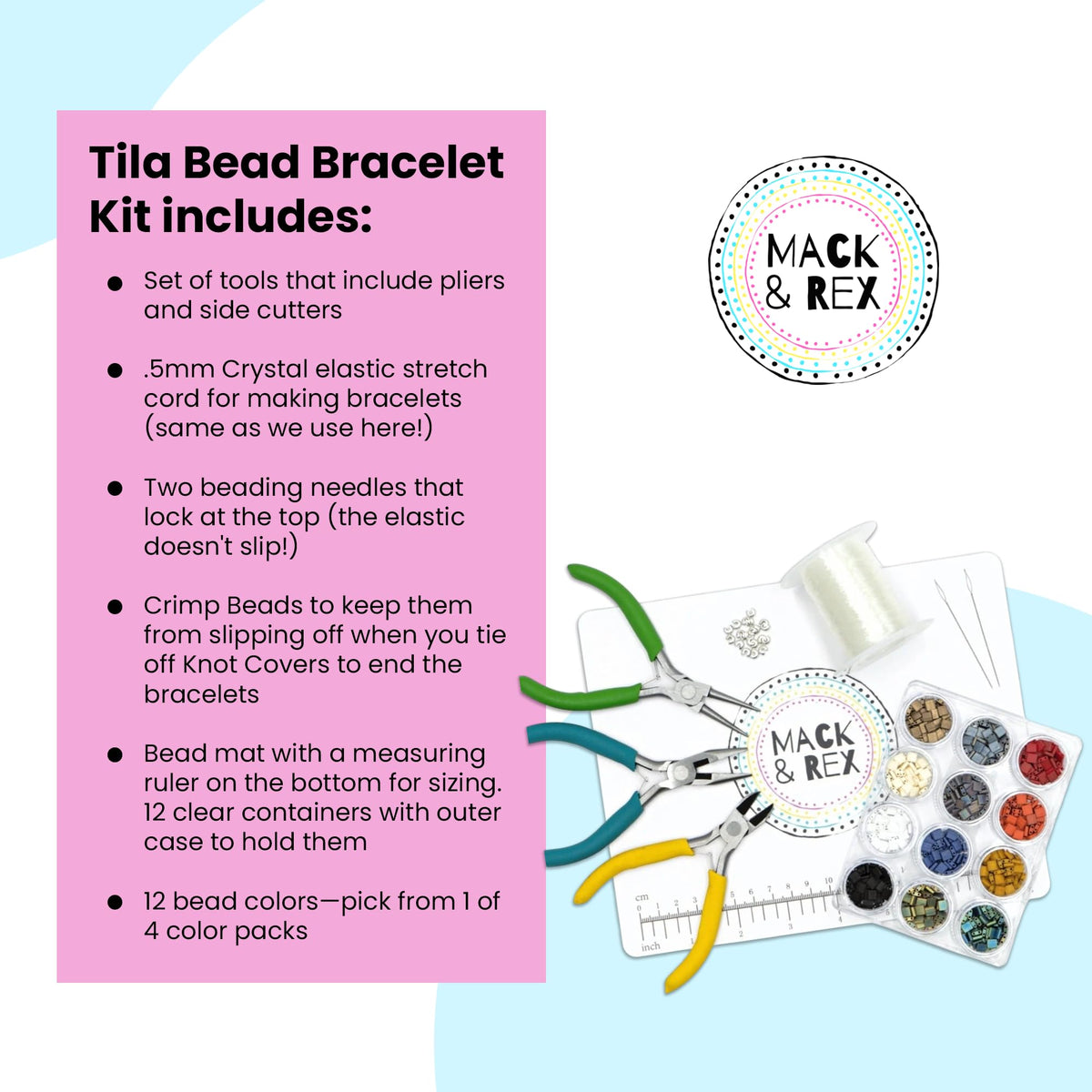 Mack & Rex Tila Starter Kit (Fierce) - Makes 20 Bracelets