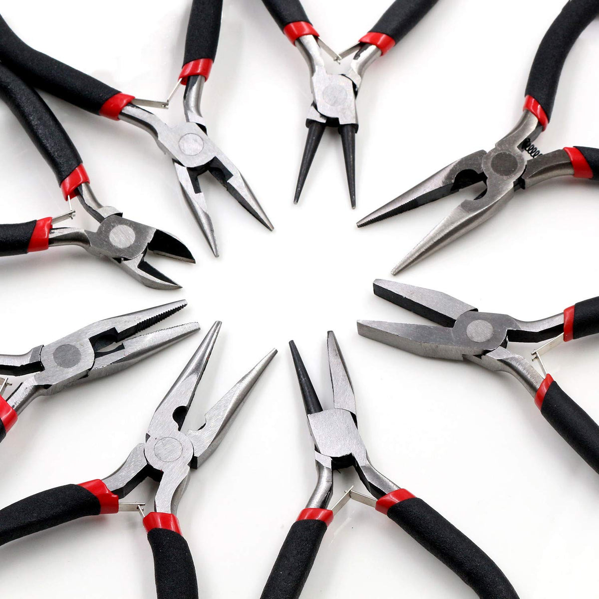 Jewelry Pliers Tool for Handcraft Beadwork Repair Beading Making Needlework DIY Jewellery Accessory Design M7-22(AH-37)