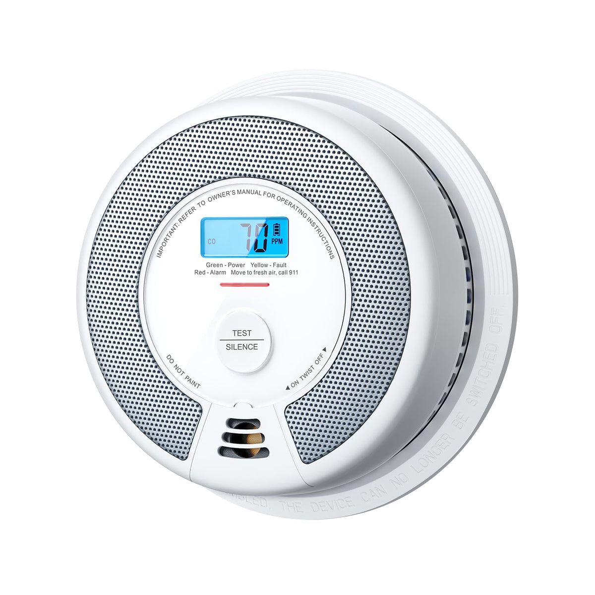 X-Sense Interconnected Smoke and CO Detector, SC07-W, 6-Pack
