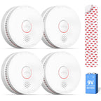SITERWELL12 Pack Smoke Detector, 10 Year Product Life Fire Alarm