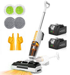 800RPM Electric Mop X1, 8000Mah Cordless Vacuum Mop Combo, Floor Machine